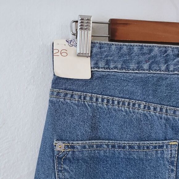 Anthropologie Pilcro The Joey High-Rise Distressed Straight Jeans Size 26 NWT - Picture 14 of 14